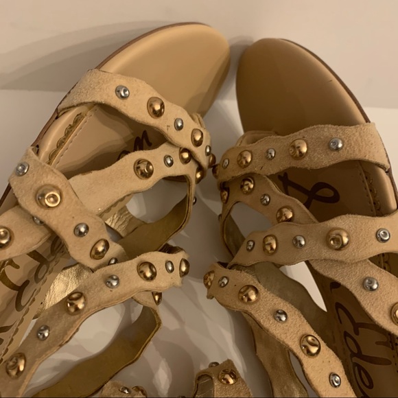 Sam Edelman EAVAN Studded Gladiator Sandals Size 6 - Picture 8 of 13